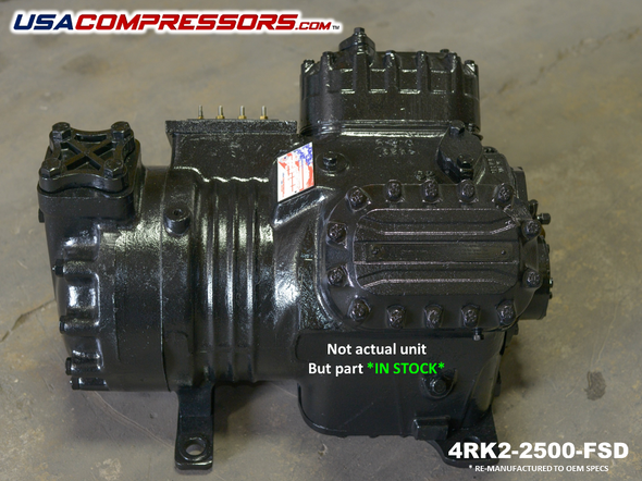 COPELAND 4RK2-2500-TSK semi hermetic compressor usa compressors usacompressors.com