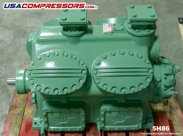 Carrier Carlyle 5H86 semi hermetic compressor usa us compressors usacompressors.com